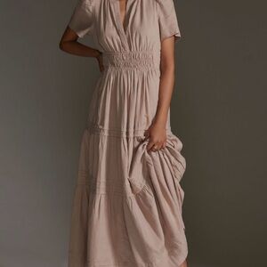 Anthropologie | Somerset Maxi Dress: Linen Edition | Neutral